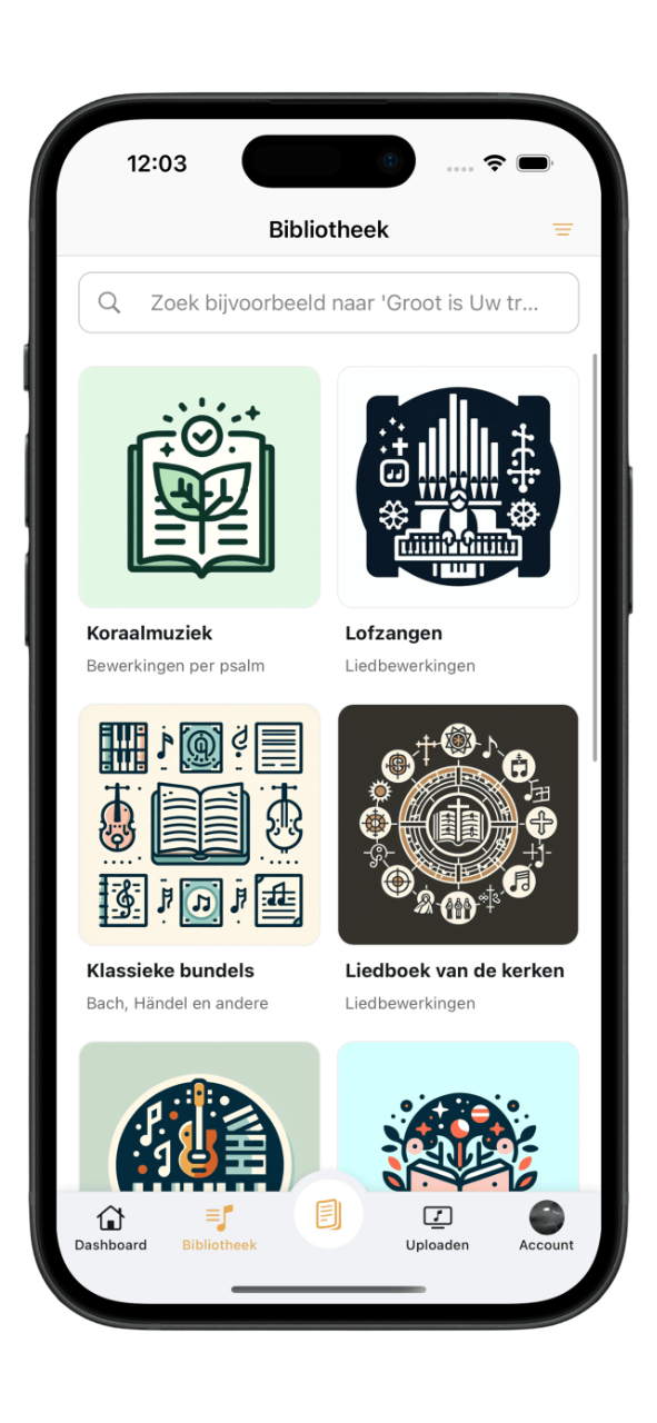 Online bibliotheek Partitura Stream