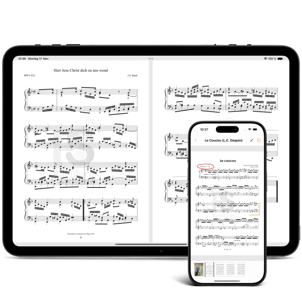 Partitura Stream - Bladmuziek bekijken en aantekeningen maken