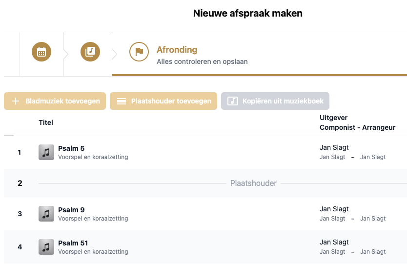 Partitura Stream - kalender - bladmuziek 2