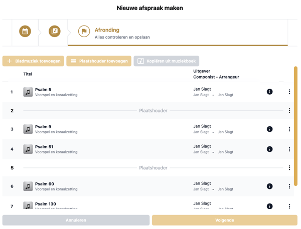Partitura Stream - kalender - bladmuziek